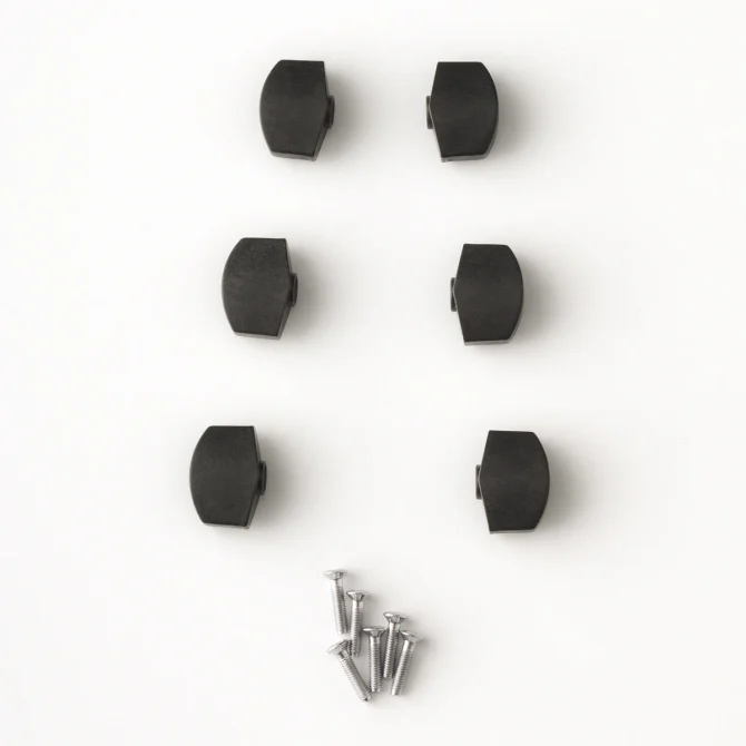 PRS Tuning Buttons for Low Mass Tuners, Set of Six Black