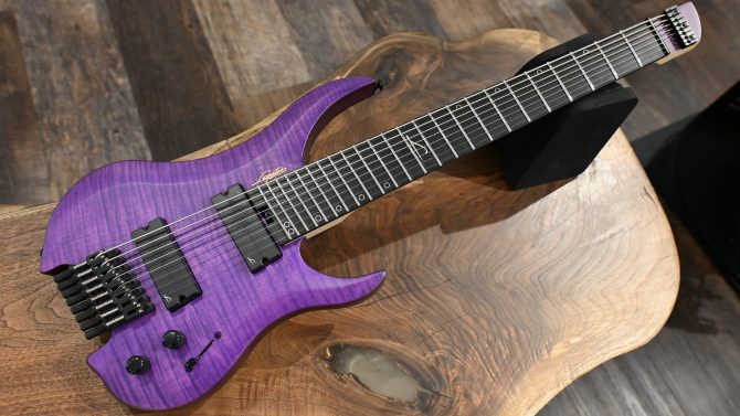Legator Ghost G8FSS-PR Purple Flame 8-String #284