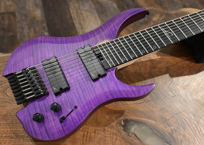Legator Ghost G8FSS-PR Purple Flame 8-String #284