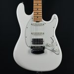 Ernie Ball Music Man Cutlass HSS Ivory White 2017 w/ Rewind Electric Creme Brulee’