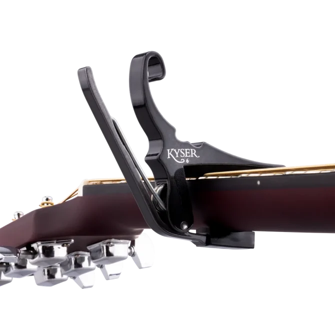 Kyser Acoustic Guitar Capo Black Chrome