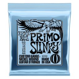 Ernie Ball P02212 Primo Slinky Nickel Wound Electric Guitar Strings (9.5-44)