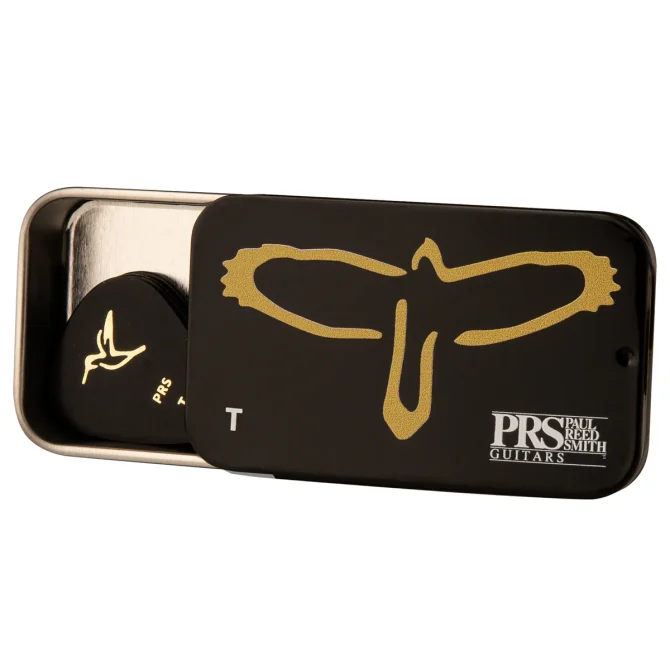 PRS Gold Birds Assorted Picks w/Tin (12) Thin