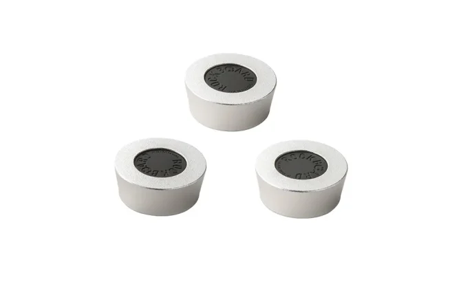 Rockboard BigToe Footswitch Topper, 3 pcs. - Silver