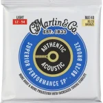 Martin MA140 Authentic Acoustic SP 80/20 Bronze Acoustic Guitar Strings – Light (.12 – .54)