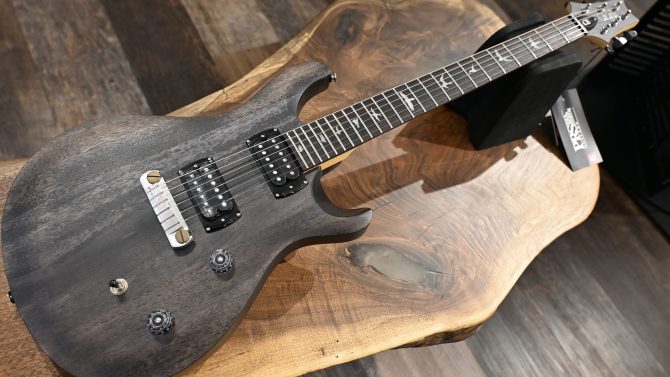 PRS SE CE 24 Standard Satin Stoptail Charcoal #118