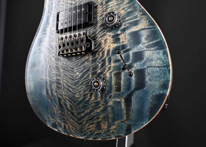 PRS 40th Anniversary Custom 24 Satin Limited Edition Faded Whale Blue w/ Silver Back #605