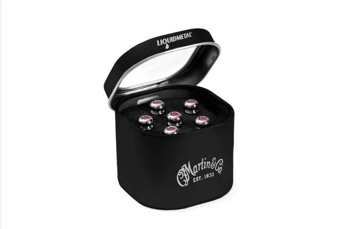 Martin LUXE Bridge Pins (Chrome)