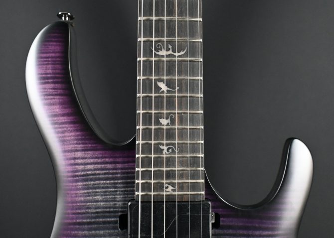 PRS SE Chleo Charcoal Purple Burst Herman Li Signature #130