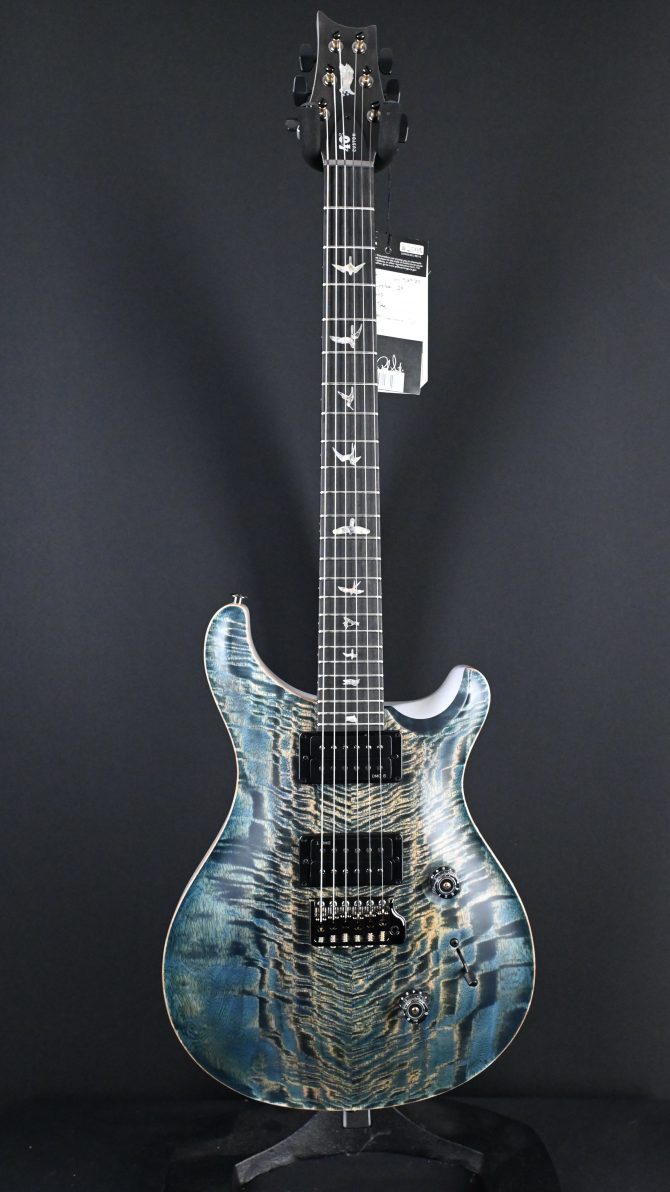 PRS 40th Anniversary Custom 24 Satin Limited Edition Faded Whale Blue w/ Silver Back #605