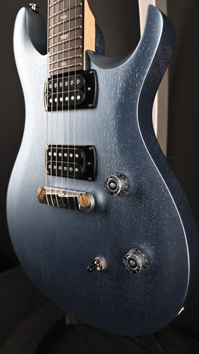 PRS SE CE 24 Standard Satin Stoptail Ice Blue Metallic #850