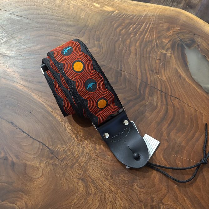 PRS 2" Deluxe Retro Strap, Custom Jacquard, Blue Birds