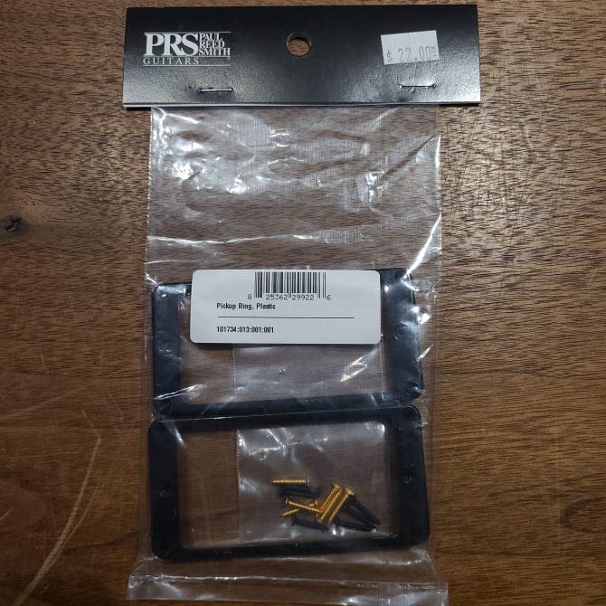PRS Humbucker Pickup Rings, Set of 2, Black Stop Tail