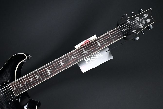 PRS SE Custom 24 Semi-Hollow Piezo Charcoal Burst #220