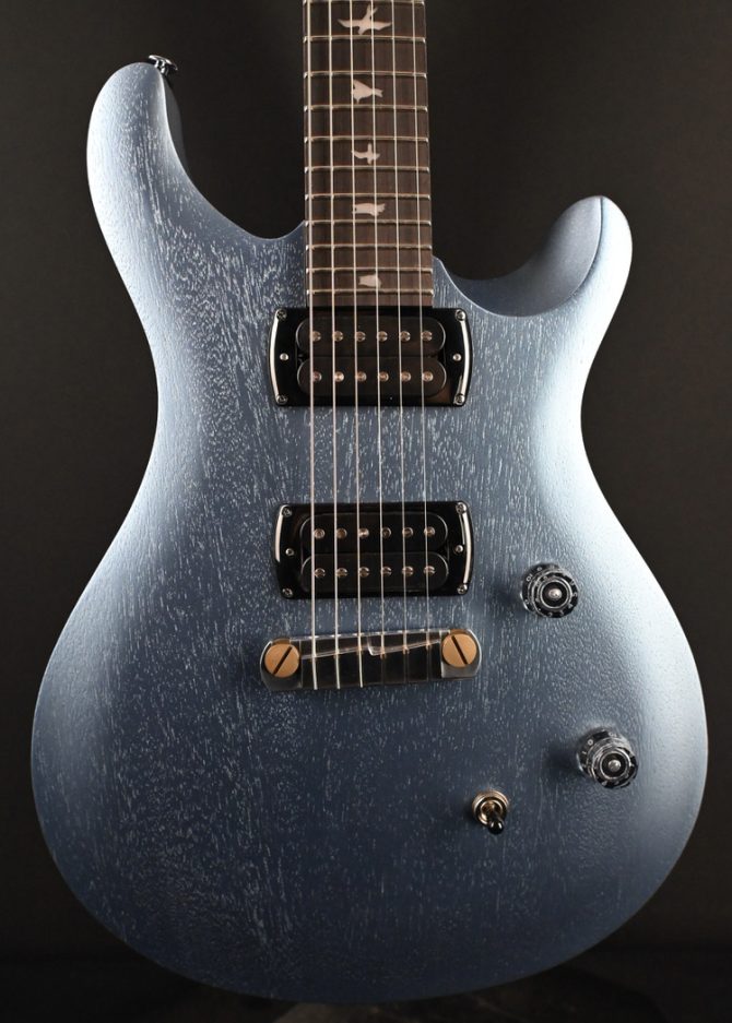 PRS SE CE 24 Standard Satin Stoptail Ice Blue Metallic #850