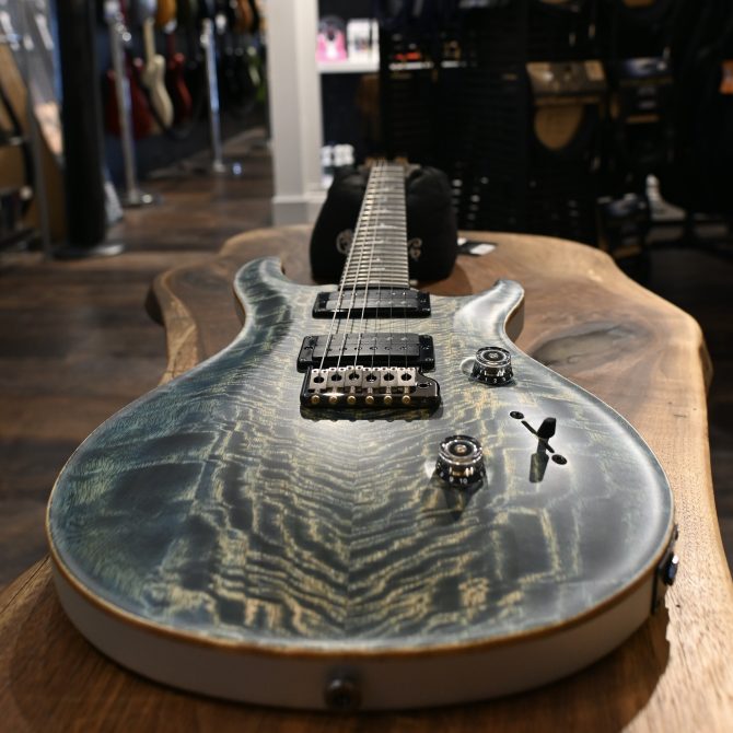 PRS 40th Anniversary Custom 24 Satin Limited Edition Faded Whale Blue w/ Silver Back #605
