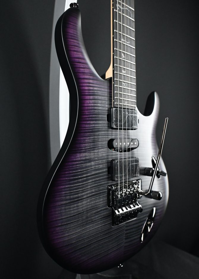 PRS SE Chleo Charcoal Purple Burst Herman Li Signature #130