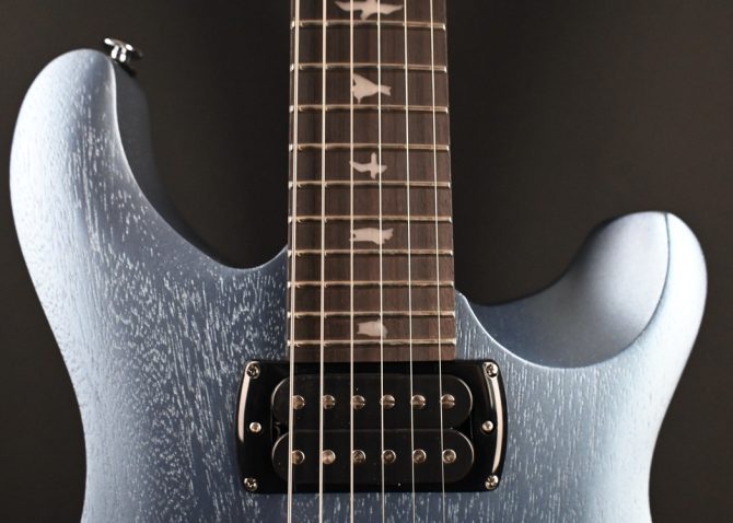 PRS SE CE 24 Standard Satin Stoptail Ice Blue Metallic #850