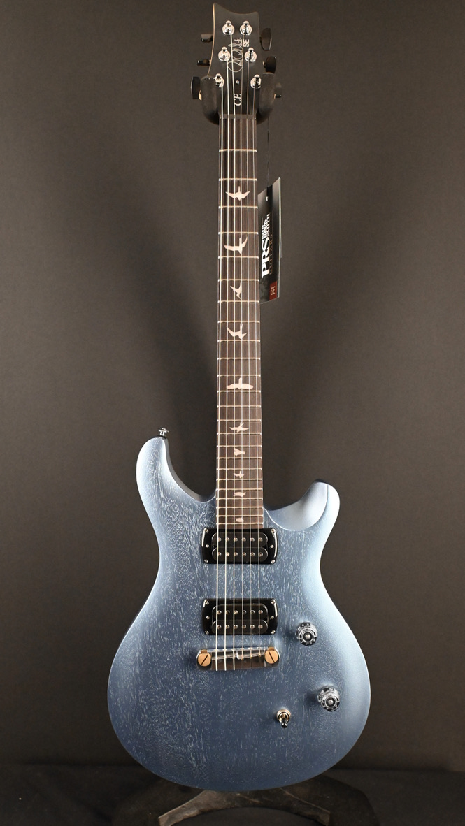 PRS SE CE 24 Standard Satin Stoptail Ice Blue Metallic #850