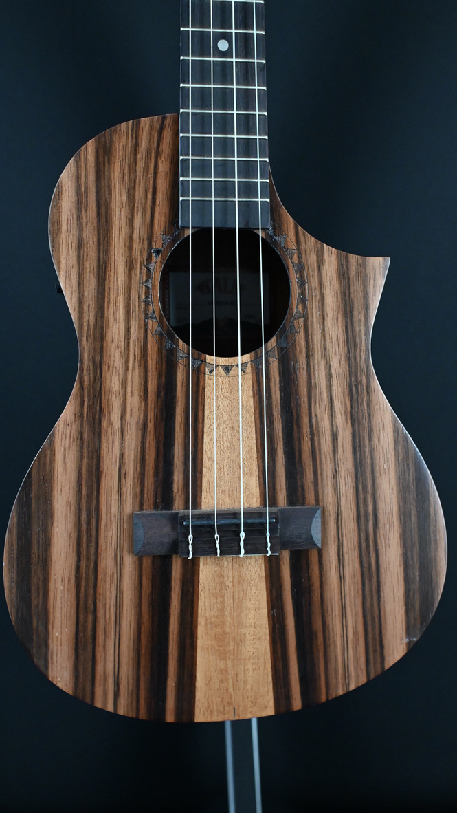 Kala Amara Tri-Top Baritone Ukulele w/ Cutaway & EQ #504