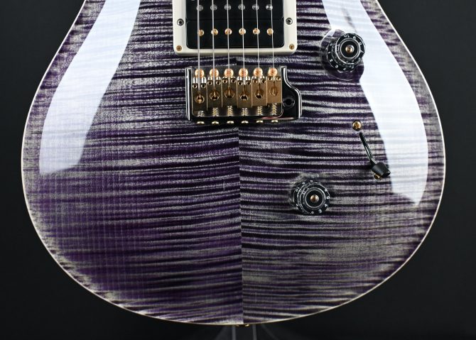 PRS Custom 24 10-Top Aurora Borealis w/ Green Back #504