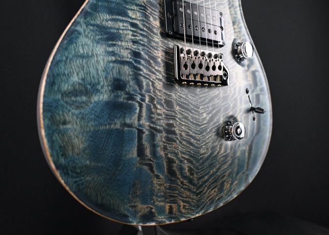 PRS 40th Anniversary Custom 24 Satin Limited Edition Faded Whale Blue w/ Silver Back #605