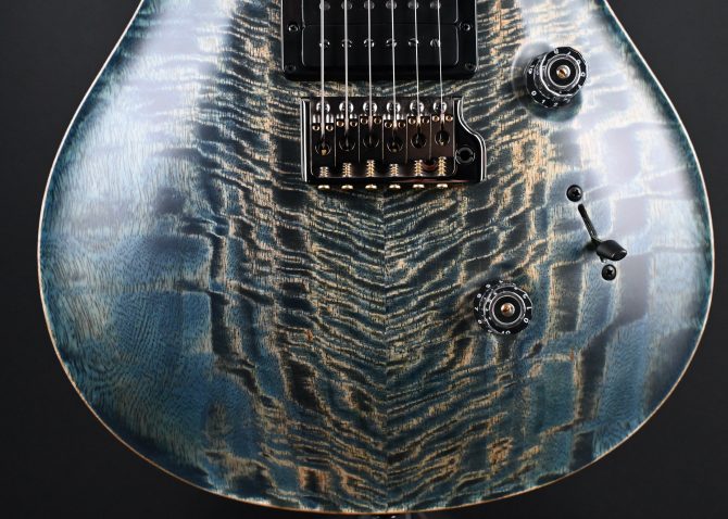 PRS 40th Anniversary Custom 24 Satin Limited Edition Faded Whale Blue w/ Silver Back #605