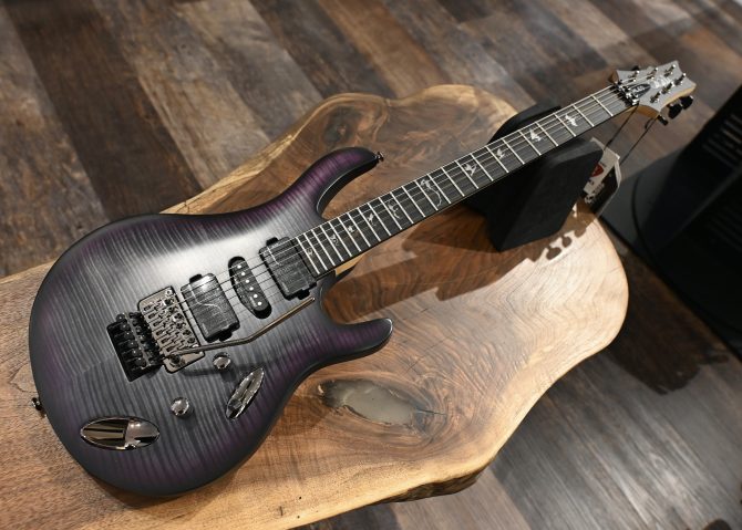 PRS SE Chleo Charcoal Purple Burst Herman Li Signature #130