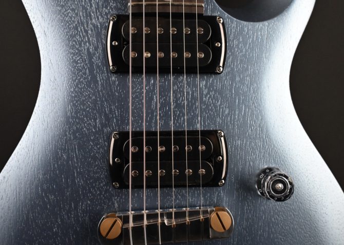 PRS SE CE 24 Standard Satin Stoptail Ice Blue Metallic #850