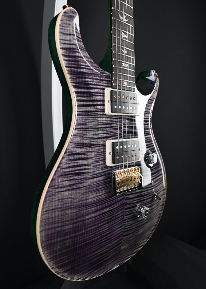 PRS Custom 24 10-Top Aurora Borealis w/ Green Back #504