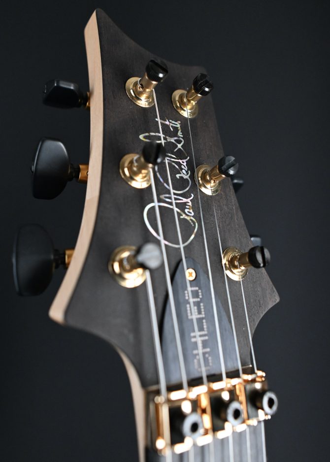 PRS Chleo Limited Edition Herman Li Signature Charcoal Purple Wraparound Burst #763