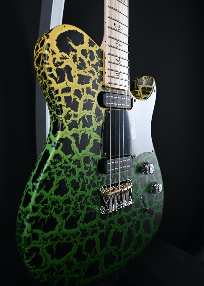 PRS NF 53 Sprayers Choice Satin Green Crackle Fade #033
