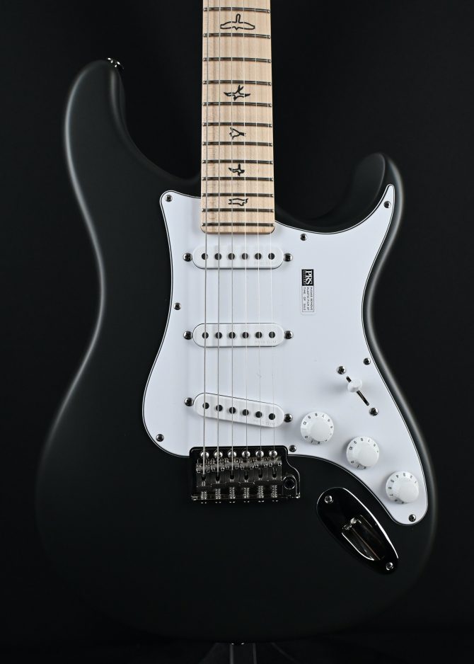 PRS Silver Sky Maple Faded Black Tee Satin #898