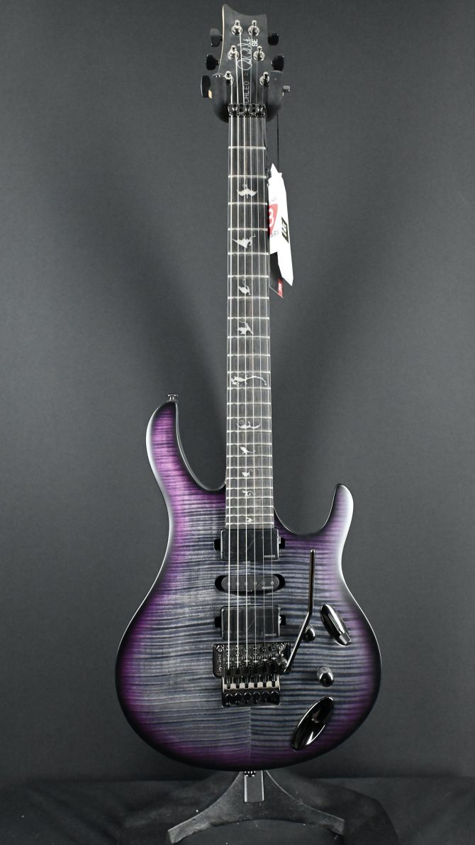 PRS SE Chleo Charcoal Purple Burst Herman Li Signature #130