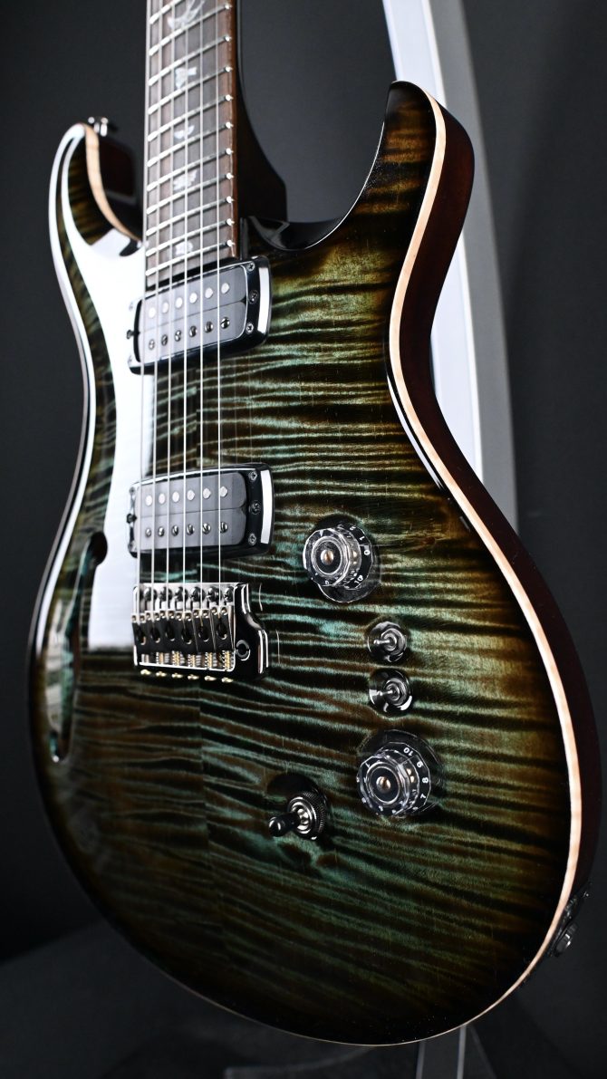 PRS Custom 24-08 Semi-Hollow 10-Top Slate Smokeburst #496