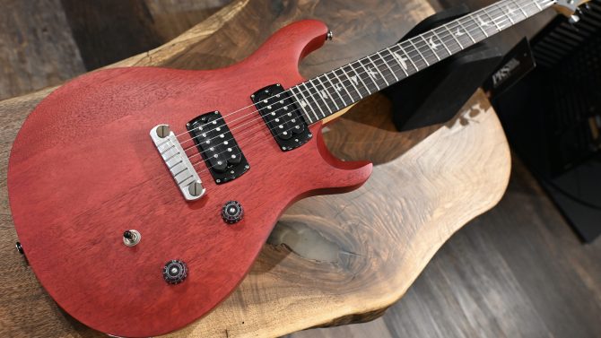 PRS SE CE 24 Standard Satin Stoptail Vintage Cherry #073