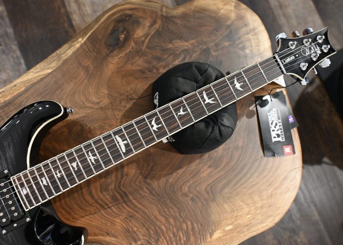 PRS SE Custom 24 Semi-Hollow Piezo Charcoal Burst #220