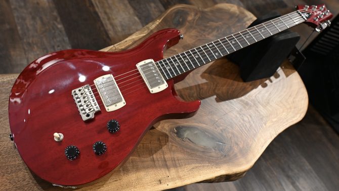 PRS SE DGT Standard Vintage Cherry w/ Moons #026