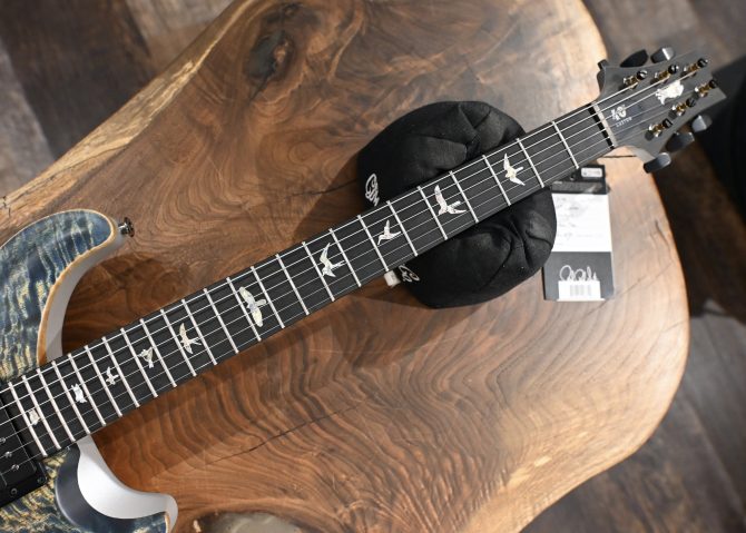 PRS 40th Anniversary Custom 24 Satin Limited Edition Faded Whale Blue w/ Silver Back #605