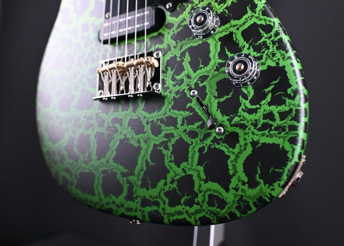 PRS NF 53 Sprayers Choice Satin Green Crackle Fade #033