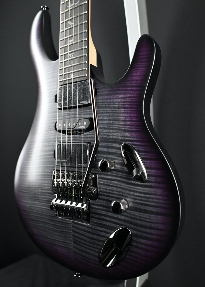 PRS SE Chleo Charcoal Purple Burst Herman Li Signature #130
