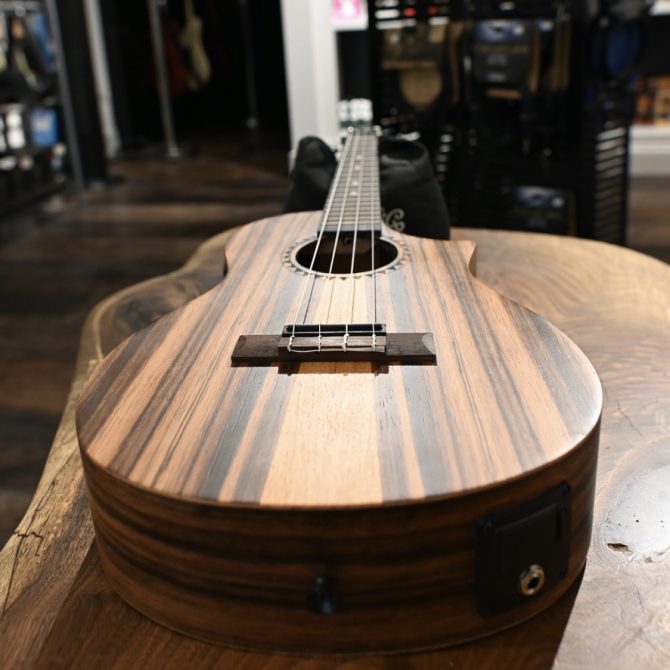 Kala Amara Tri-Top Baritone Ukulele w/ Cutaway & EQ #504