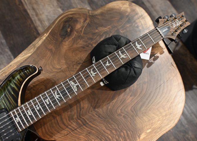 PRS Custom 24-08 Semi-Hollow 10-Top Slate Smokeburst #496