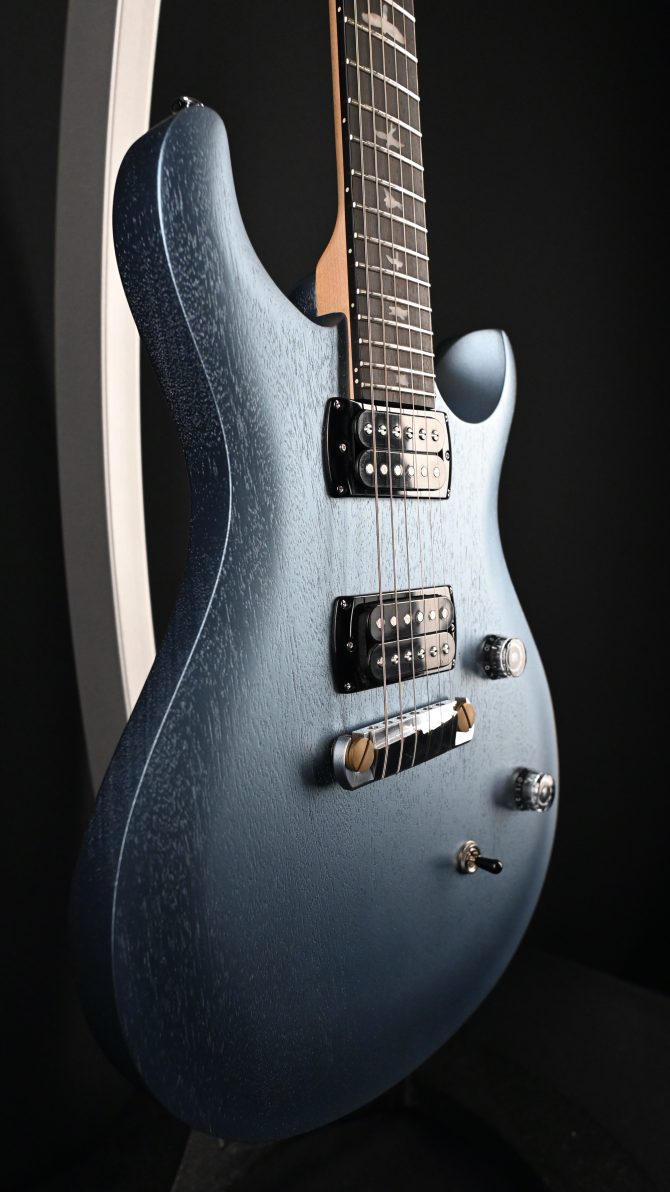 PRS SE CE 24 Standard Satin Stoptail Ice Blue Metallic #850