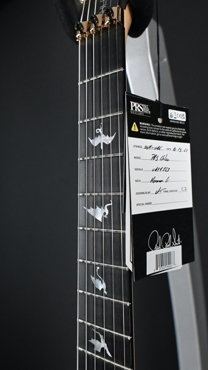 PRS Chleo Limited Edition Herman Li Signature Charcoal Purple Wraparound Burst #763