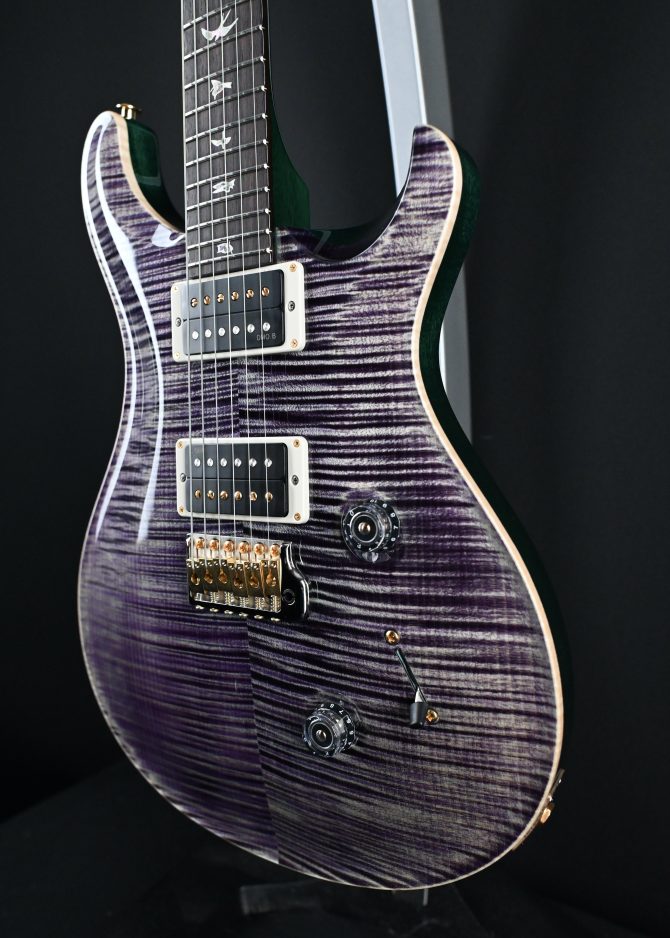 PRS Custom 24 10-Top Aurora Borealis w/ Green Back #504