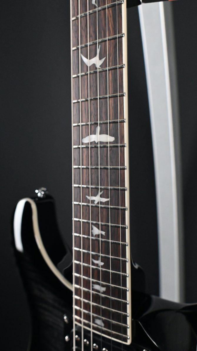 PRS SE Custom 24 Semi-Hollow Piezo Charcoal Burst #220