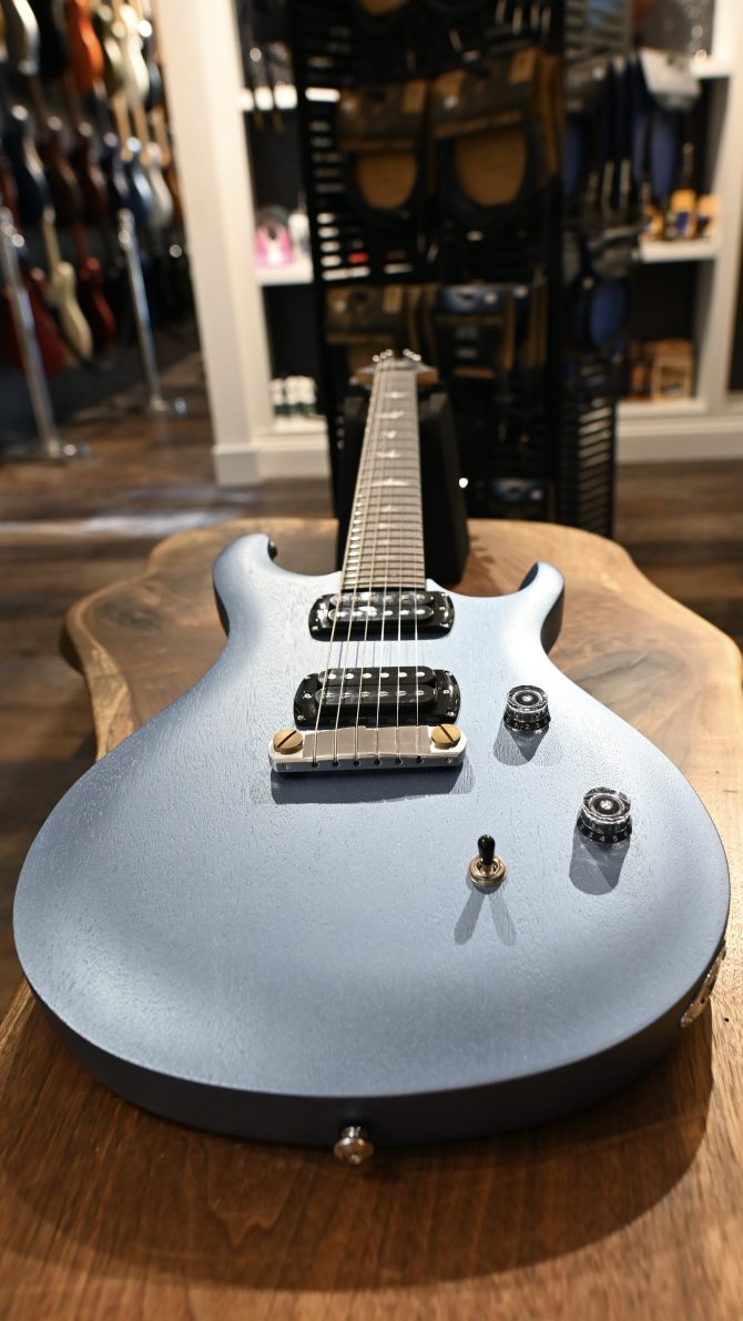 PRS SE CE 24 Standard Satin Stoptail Ice Blue Metallic #850