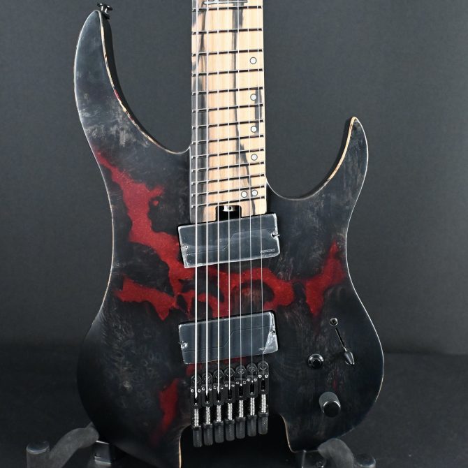 Legator G7FX-BW Black Widow 7-String Multi-Scale Guitar #902