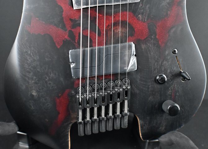 Legator G7FX-BW Black Widow 7-String Multi-Scale Guitar #902